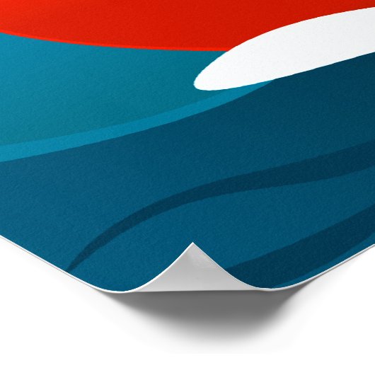 Tanned Surfer Girl Poster (Hoek)