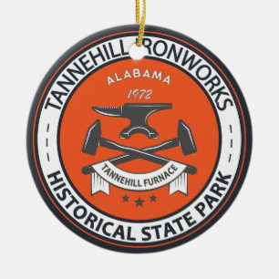 Tannehill Ironworks Historische State Park Alabama Keramisch Ornament