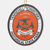 Tannehill Ironworks Historische State Park Alabama Keramisch Ornament (Links)