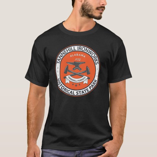 Tannehill Ironworks Historische State Park Alabama T-shirt (Voorkant)