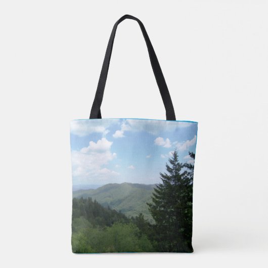 Tannenbaum Berg Scène Kerst Tas (Achterkant)