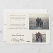 Tannenbaum German Photo Holiday Card Feestdagenkaart (Achterkant)