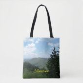 Tannenbaum Mountain Scene Christmas Tote Bagt Tote Bag (Voorkant)