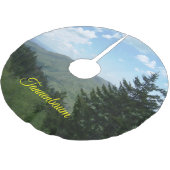 Tannenbaum Mountain Scene Christmas Tree Skirt Kerstboom Rok (Gekanteld)