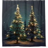 Tannenbaum Radiance Douchegordijn (Voorkant)