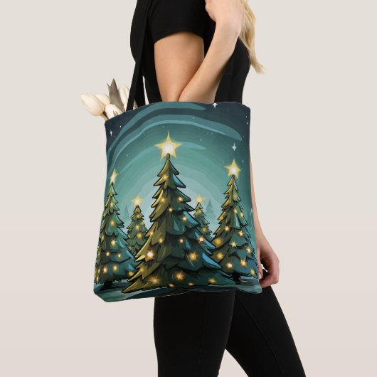 Tannenbaum Radiance Tote Bag (Dichtbij)