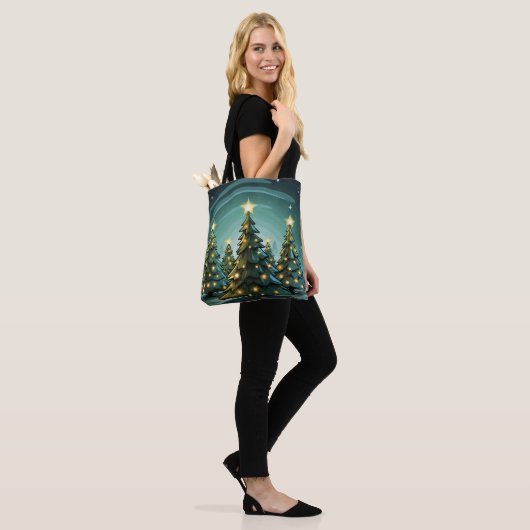 Tannenbaum Radiance Tote Bag (Op model)