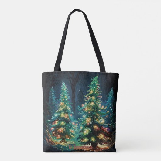 Tannenbaum Radiance Tote Bag (Achterkant)
