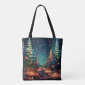 Tannenbaum Radiance Tote Bag (Achterkant)