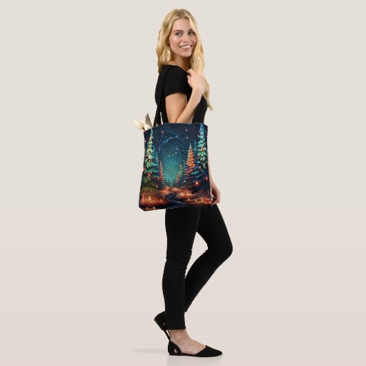 Tannenbaum Radiance Tote Bag (Op model)