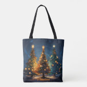 Tannenbaum Radiance Tote Bag (Achterkant)