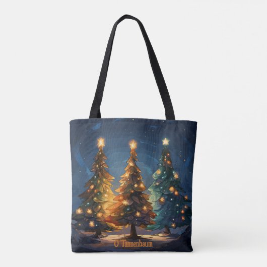 Tannenbaum Radiance Tote Bag (Achterkant)
