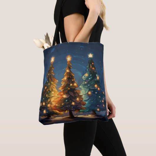 Tannenbaum Radiance Tote Bag (Dichtbij)