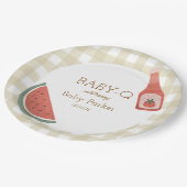 Tannengingham Baby-Q Ronde Bord (Gekanteld)
