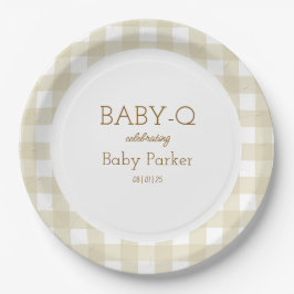 Tannengingham Baby-Q ronde bord 2