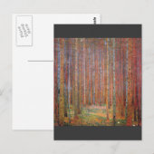Tannenwald I van Gustav Klimt Briefkaart (Voorkant / Achterkant)