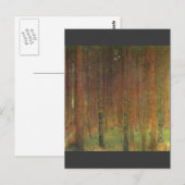Tannenwald II van Gustav Klimt Briefkaart (Voorkant / Achterkant)