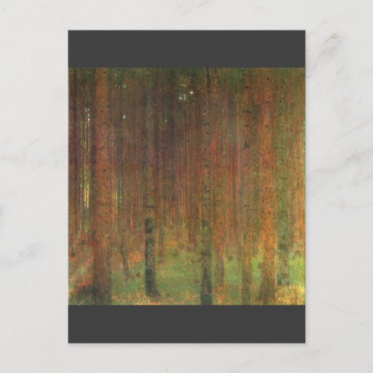 Tannenwald II van Gustav Klimt Briefkaart (Voorkant)
