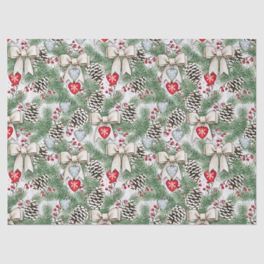 Tannenzapfen und Maschen Tissuepapier (Voorkant)