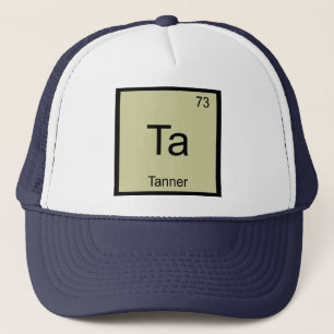 Tanner Name Chemistry Element Periodic Table Trucker Pet