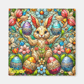 TANNER ~ Paashaas en eieren ~ Magneet (Voorkant)