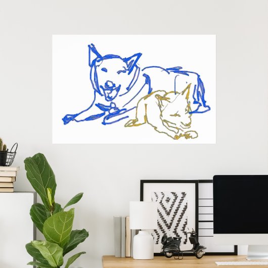 Tanner & Skyler Poster (Thuiskantoor)