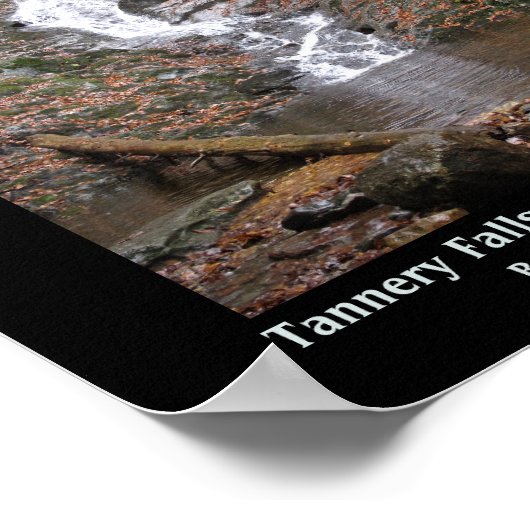 Tannery Herfsten Savoy National Forest Berkshires, Poster (Hoek)