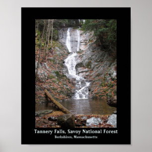 Tannery Herfsten Savoy National Forest Berkshires, Poster