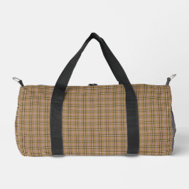 Tannige beige geruite retro kleur plunjezak