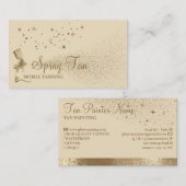 Tanning Airpenseel Spray Beige Visitekaartje (Voorkant / Achterkant)