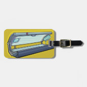 Tanning Bed Retro Spa Bagagelabel (Voorkant horizontaal)