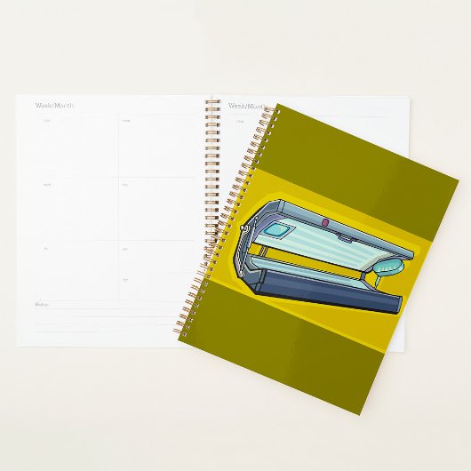 Tanning Bed Retro Spa Planner