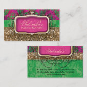 Tanning Mode Chandelier Real Estate Agent Damas Visitekaartje (Voorkant / Achterkant)