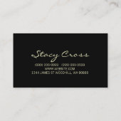 Tanning, Salon, Beauty, Cosmetology Visitekaartje (Achterkant)