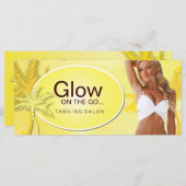 Tanning Salon Gift Certificate (Voorkant / Achterkant)