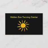 Tanning Salon Modern Visitekaartje (Voorkant)