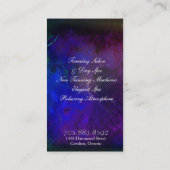 Tanning Salon Spa Visitekaartje Stylish Grunge (Achterkant)