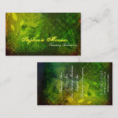 Tanning Salon Spa Visitekaartje Stylish Grunge (Voorkant / Achterkant)