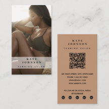 Tanning Salon Spray Tan Beauty Foto QR Code