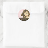 Tanning Salon Sticker  Vrouw Roze (Tas)