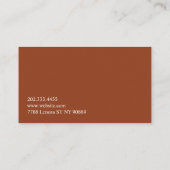 Tanning Salon Visitekaartje (Achterkant)