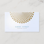 Tanning Salon Visitekaartje Circle Stippen Motief (Voorkant)