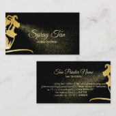 Tanning Spray Gold Visitekaartje (Voorkant / Achterkant)