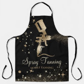 Tanning Spray Sparking Gold Girly Makeup Business Schort (Voorkant)