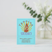Tanning Studio - Business-, Location Kaart Visitekaartje (Staand voorkant)