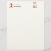 Tanning Studio - Letterhead Briefhoofd Ontwerp (Voorkant)