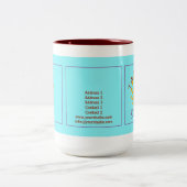 Tanning Studio - Mok, beker Tweekleurige Koffiemok (Center)