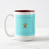 Tanning Studio - Mok, beker Tweekleurige Koffiemok (Links)