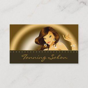 Tanning Visitekaartje Super Gold Woman Dark