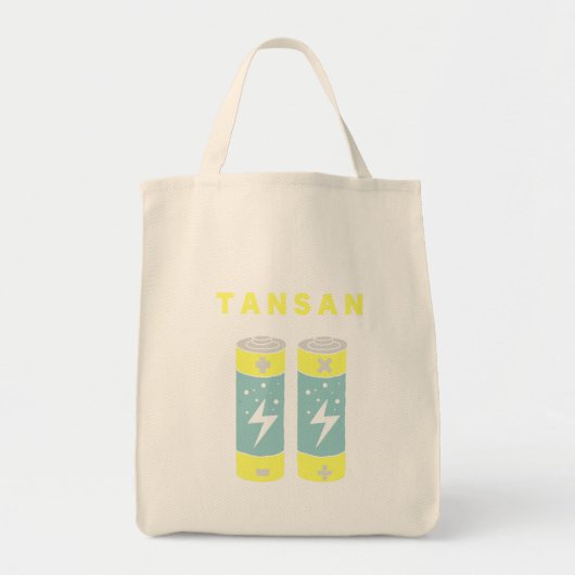 TANSAN-batterijen Tote Bag (Voorkant)